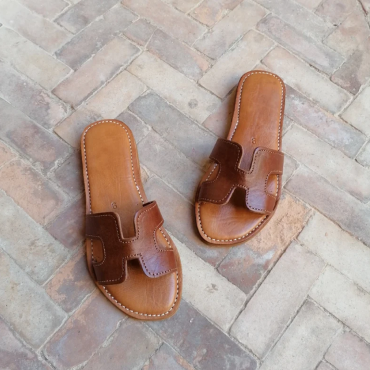 Moroccan leather sandals