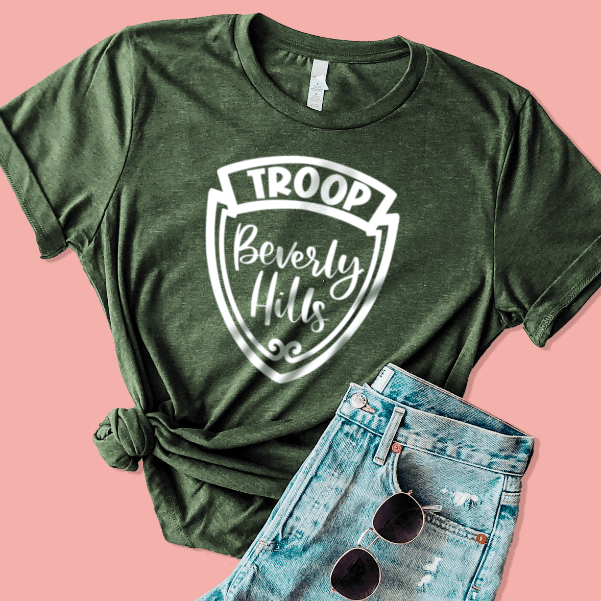 troop beverly hills shirt green