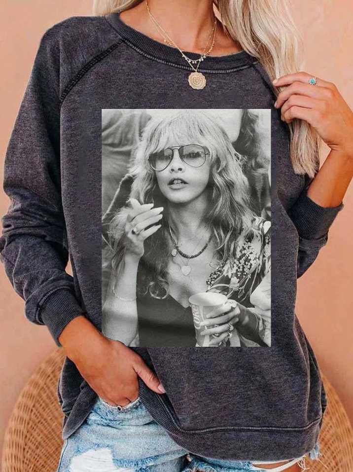 Stevie Nicks Smoking Young Shirt Style Sweatshirt