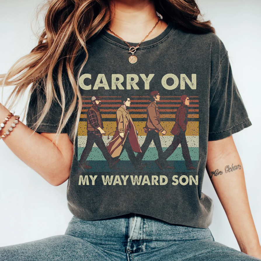 Supernatural Carry On My Wayward Son T-shirt