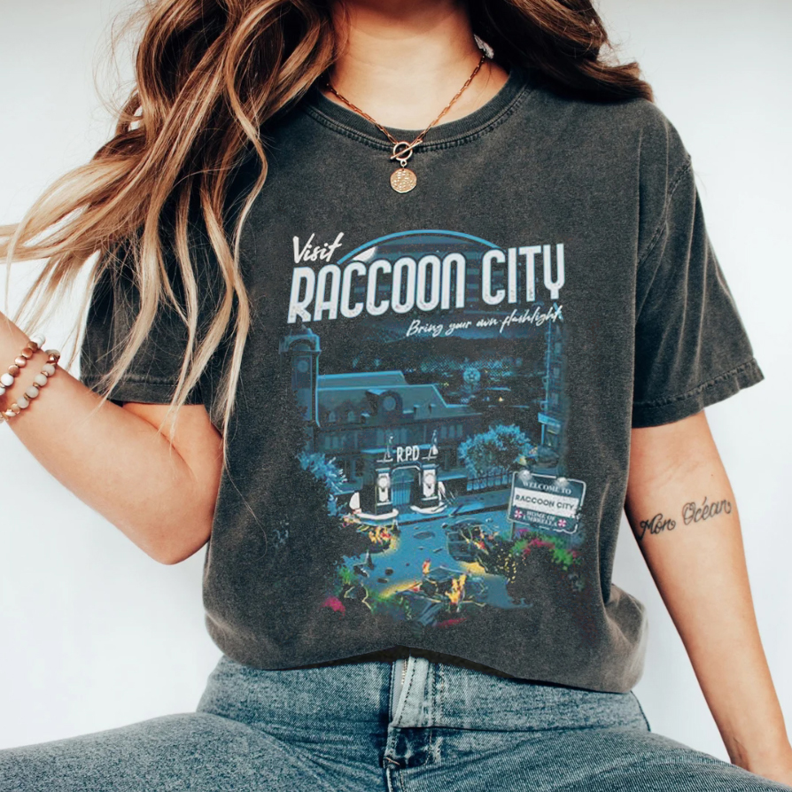 Vintage Visit Raccoon City T-Shirt
