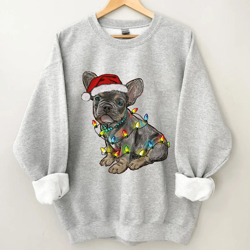 Christmas French Bulldog Mom Sweatshirt