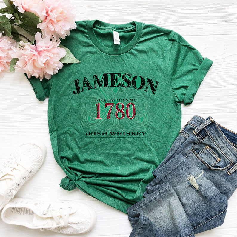 Jameson Irish Whiskey Shamrock Inspired Shirt