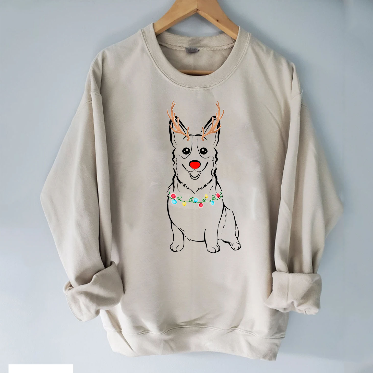 Christmas  Corgi  Dog Sweatshirt