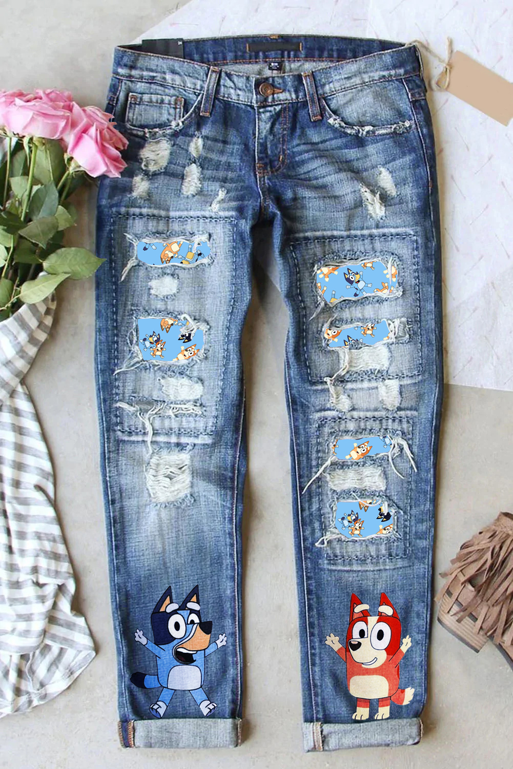 MAMA funny jeans