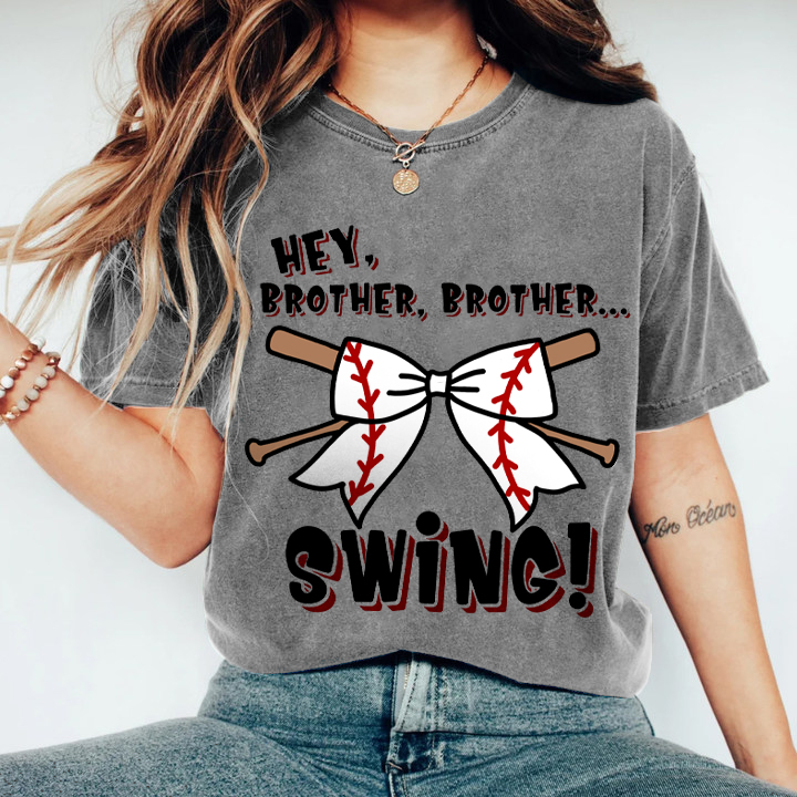 Hey,brother,brother swing printed shirt
