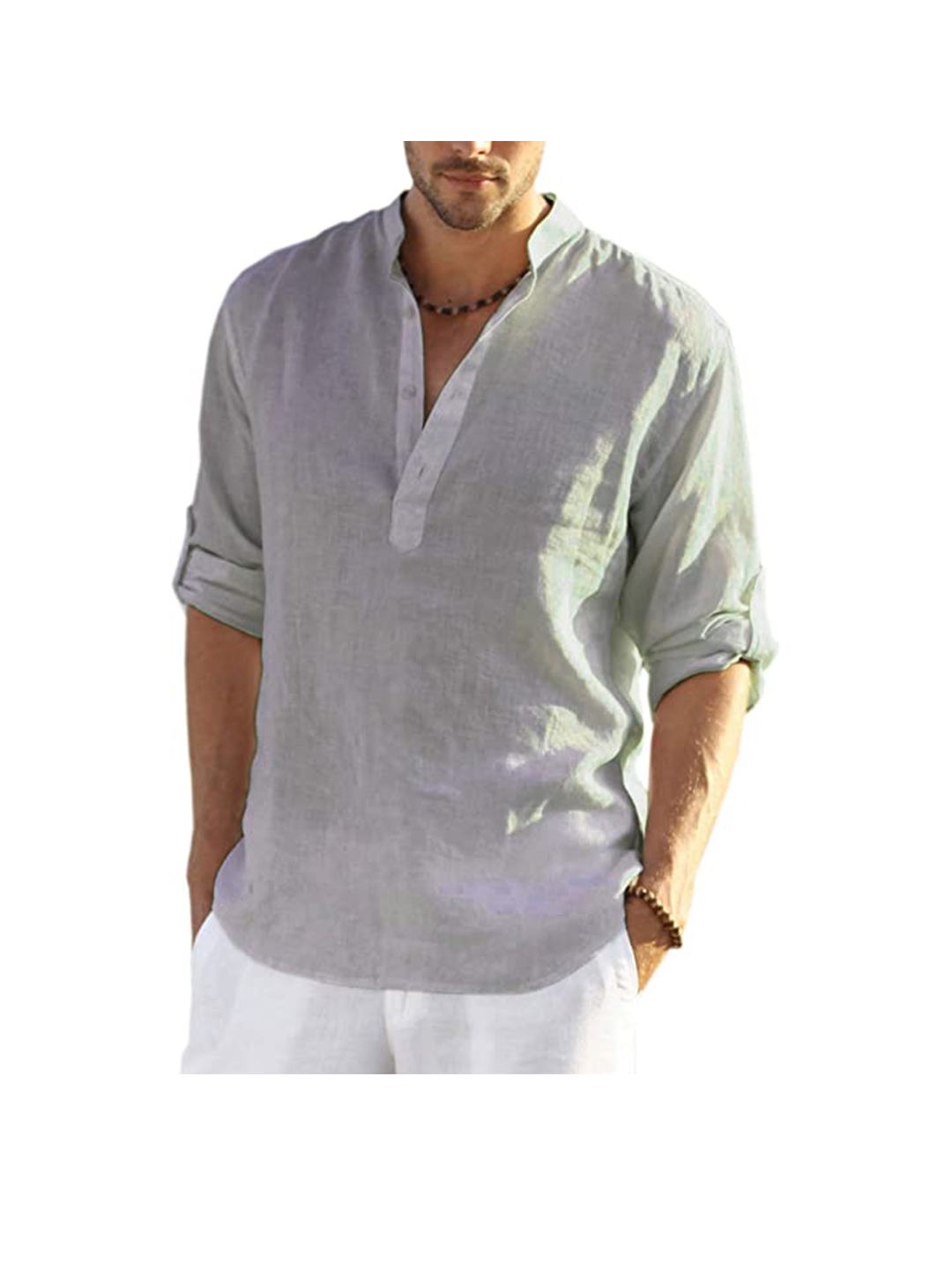 Randy Casual Henley Collar Shirt