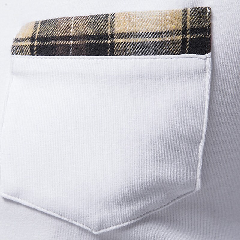 Men's Golf Shirt Lattice Turndown Casual Daily Button-Down