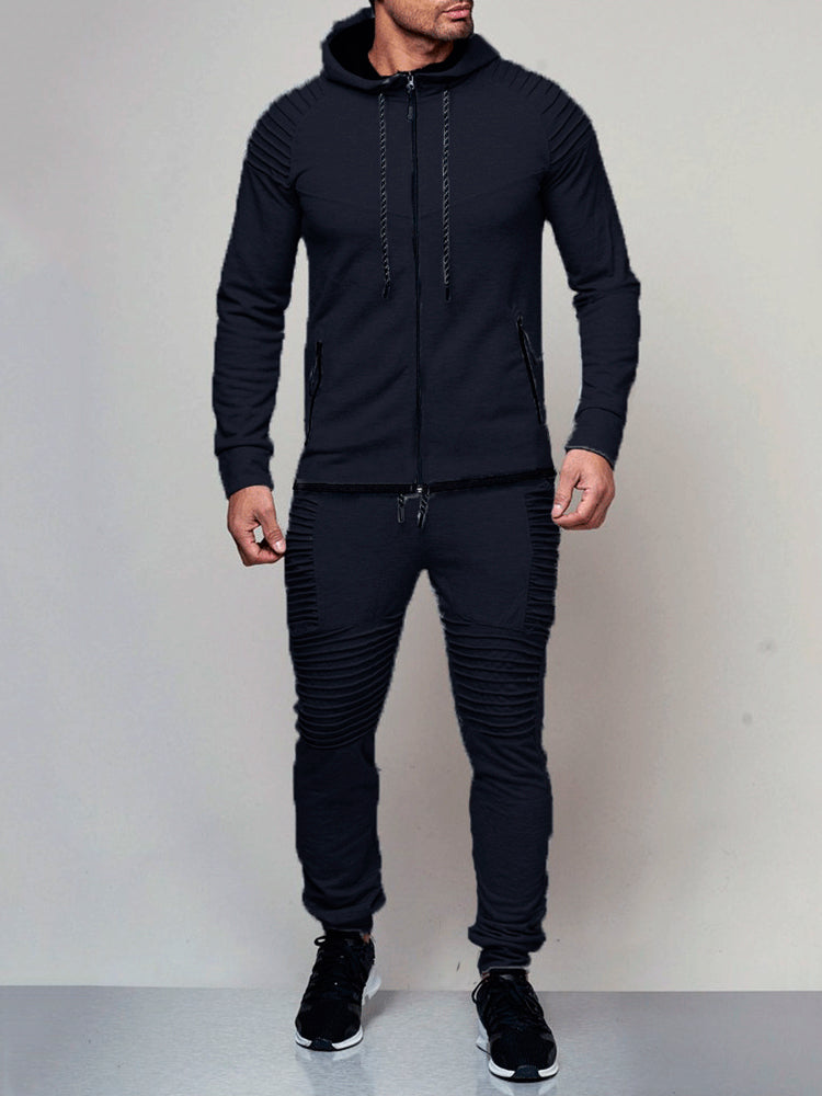 Men's Solid color outdoor sports sets