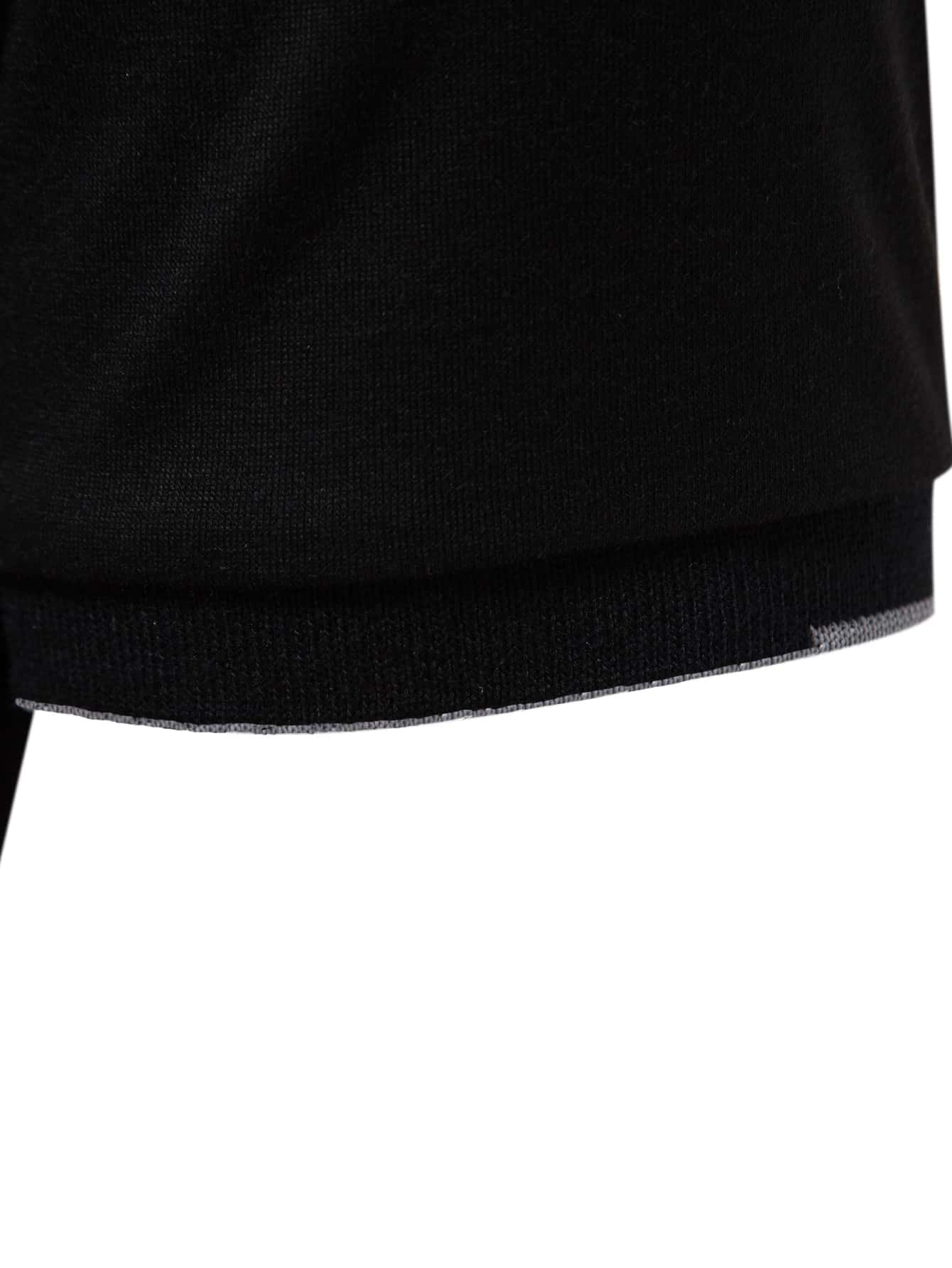 Men Geo Print Polo Shirt