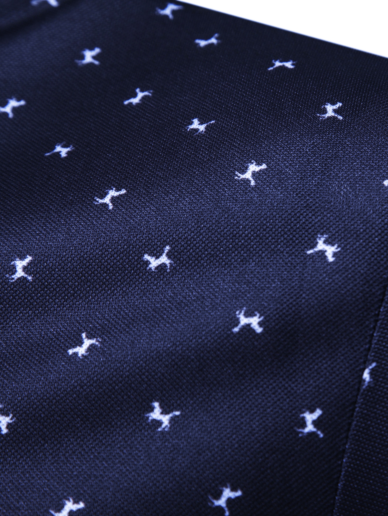 Men Allover Print Polo Shirt