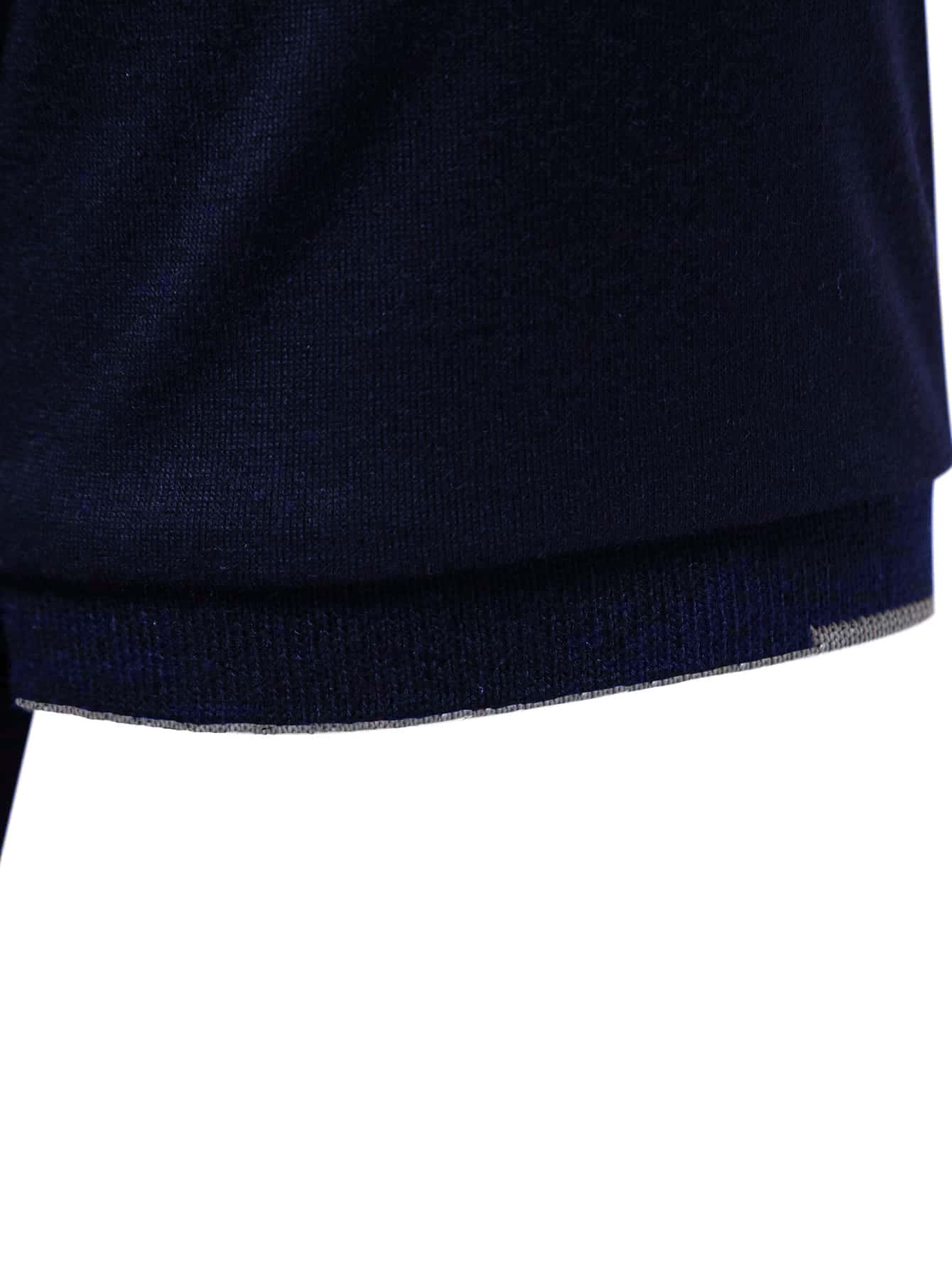 Men Geo Print Polo Shirt