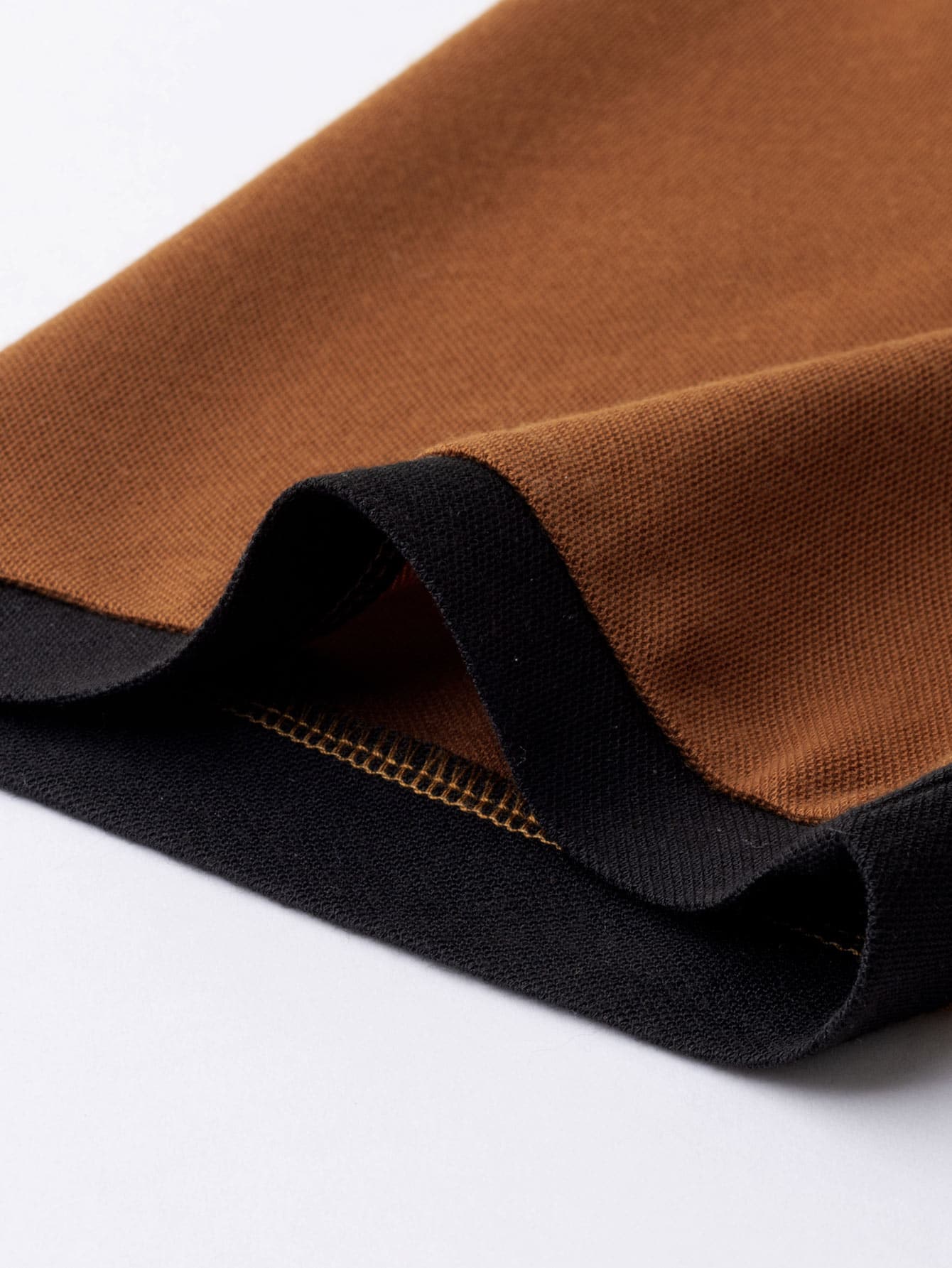 Men Letter Graphic Contrast Collar Quarter Zip Polo Shirt