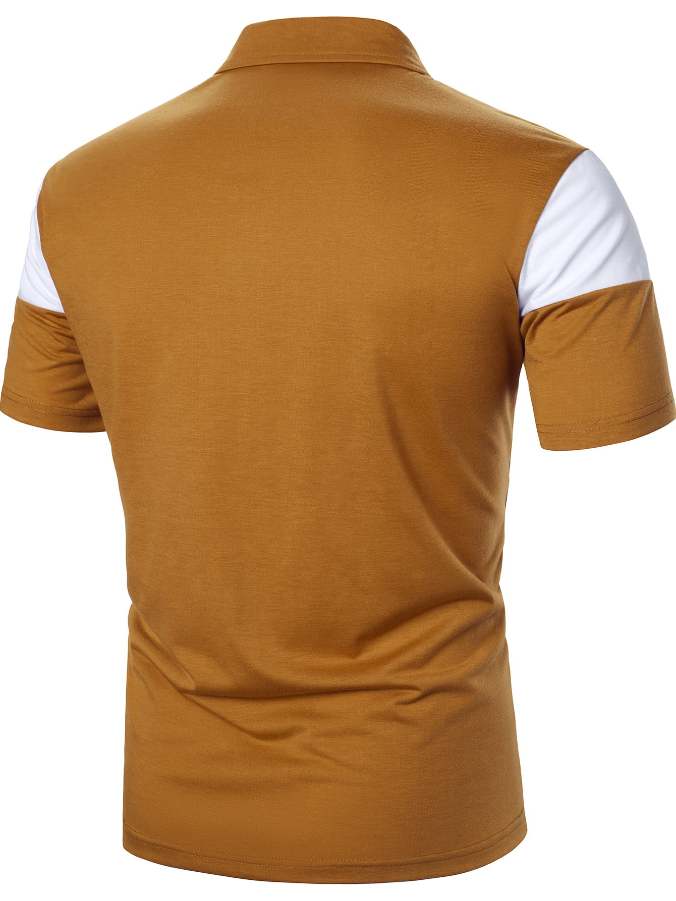 Men Color Block Polo Shirt