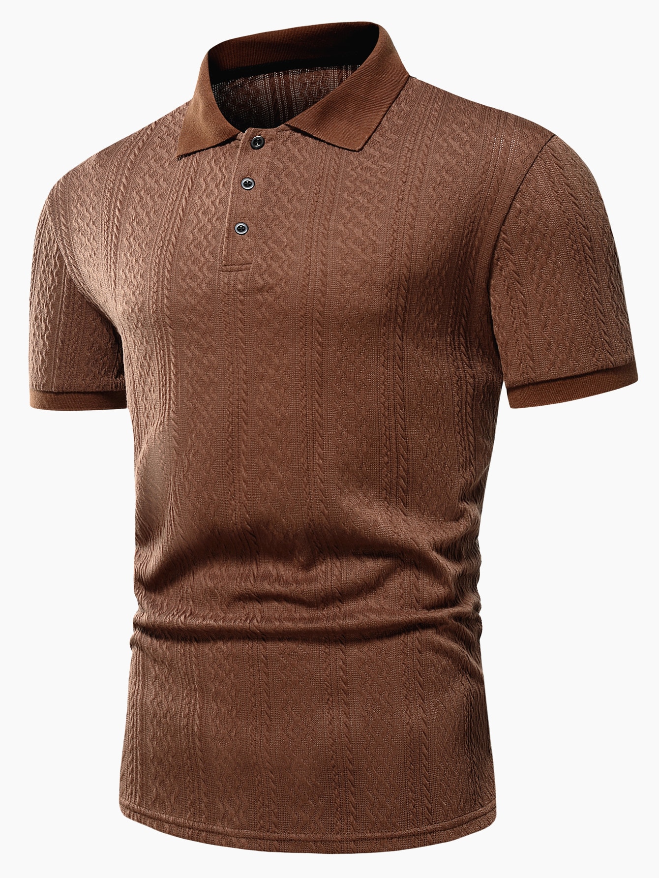 Men Solid Polo Shirt