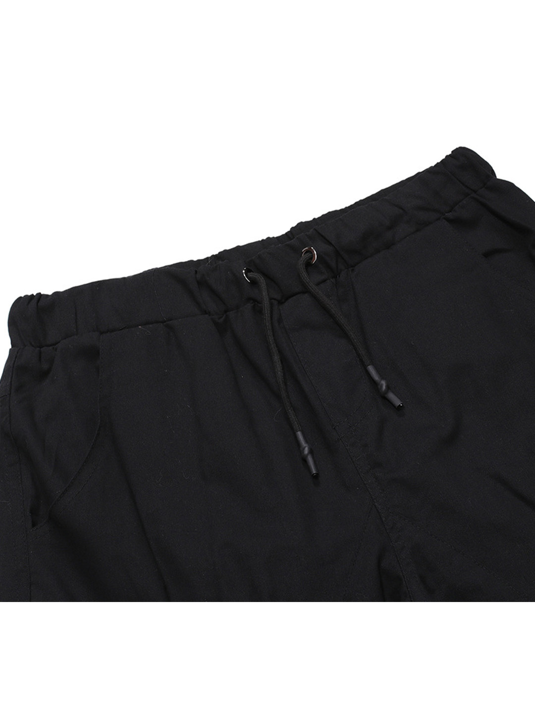 Men's Drawstring Waist Patch Pockets Detail Cargo Pants