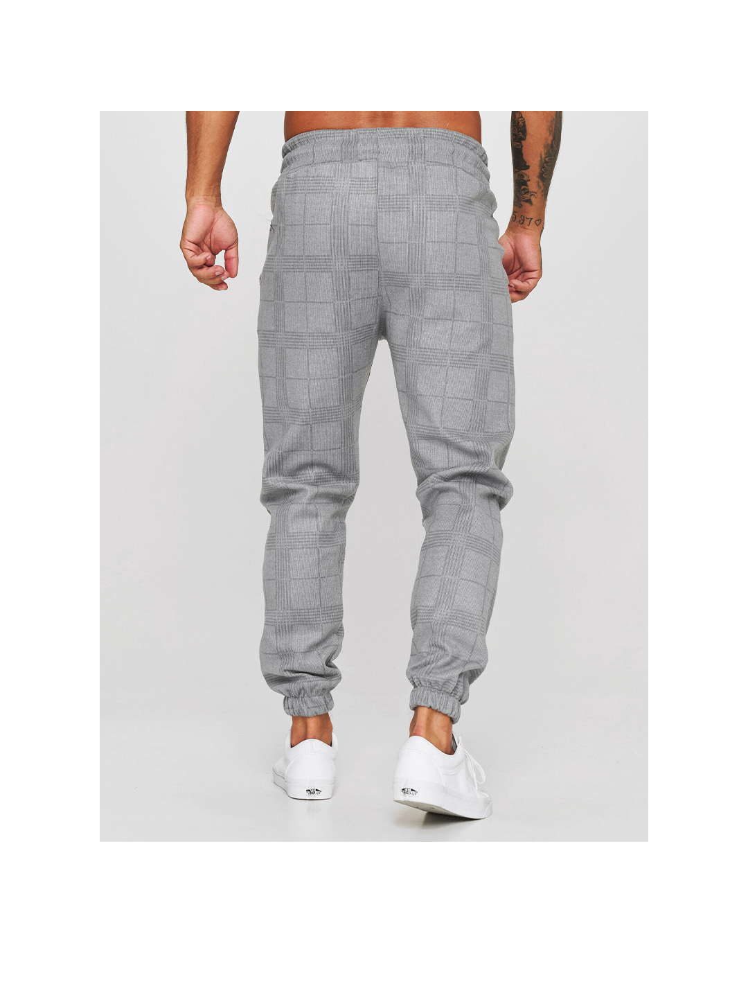 Men's 3D Printing Drawstring Elastic Casual Jogger