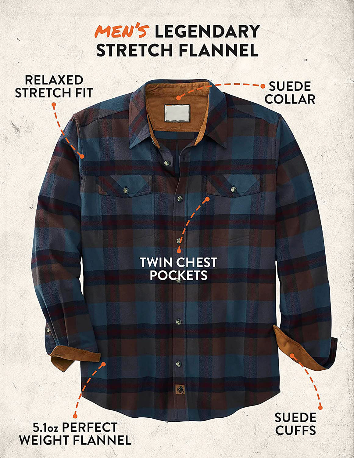 Men's Buck Camp Flannel Shirt