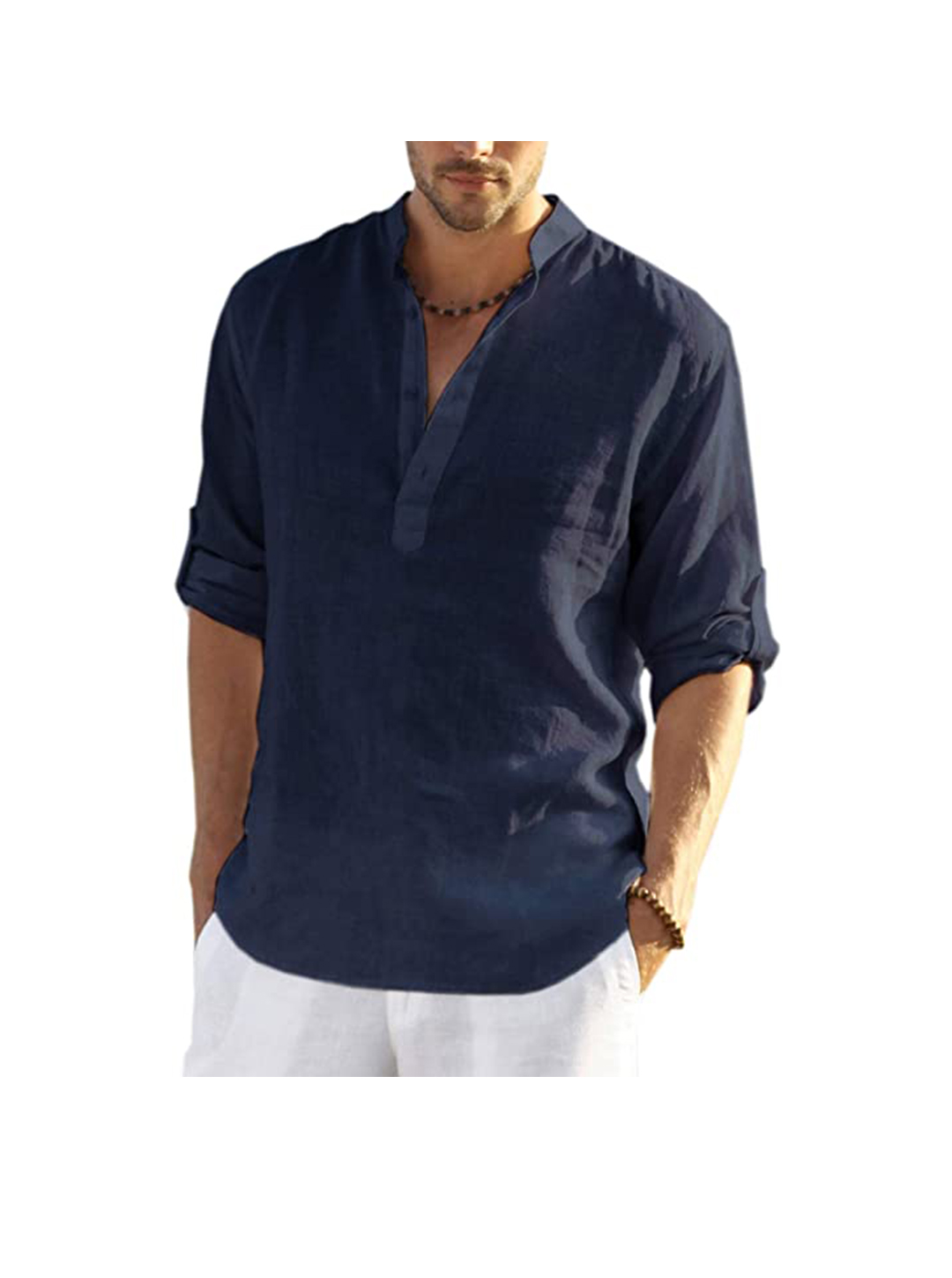 Randy Casual Henley Collar Shirt