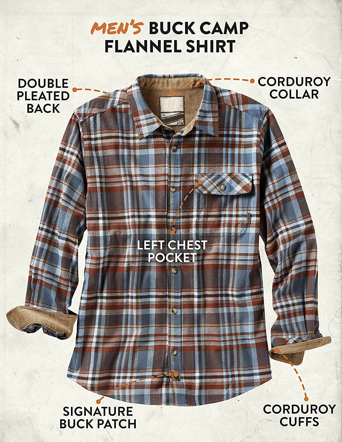 Men's Buck Camp Flannel Shirt