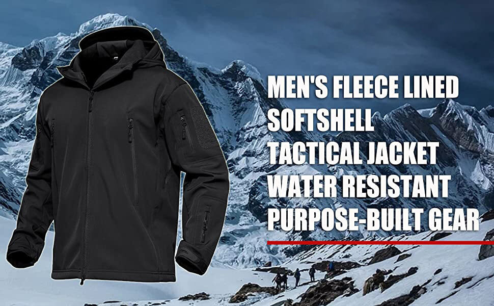 Men's Water Resistant Tactical Jacket