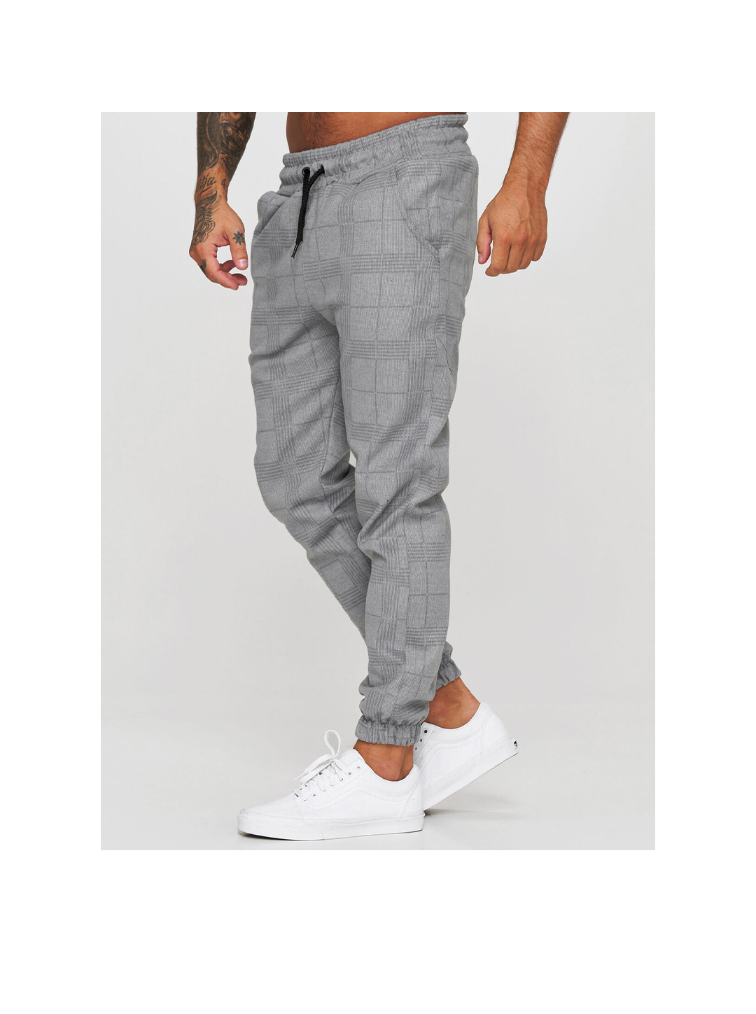 Men's 3D Printing Drawstring Elastic Casual Jogger