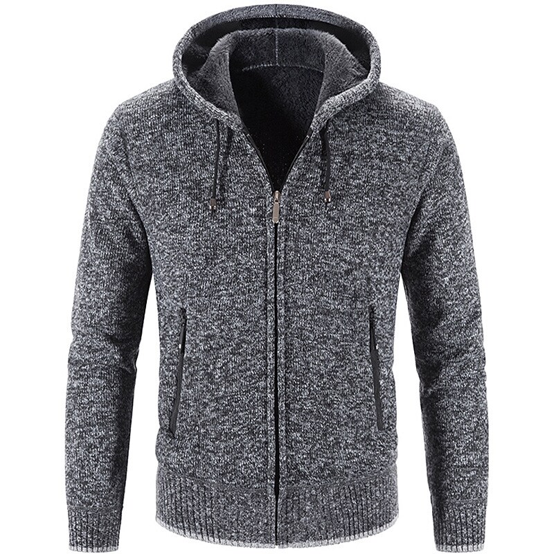Men's  Full Zipper Hoodies Sweater