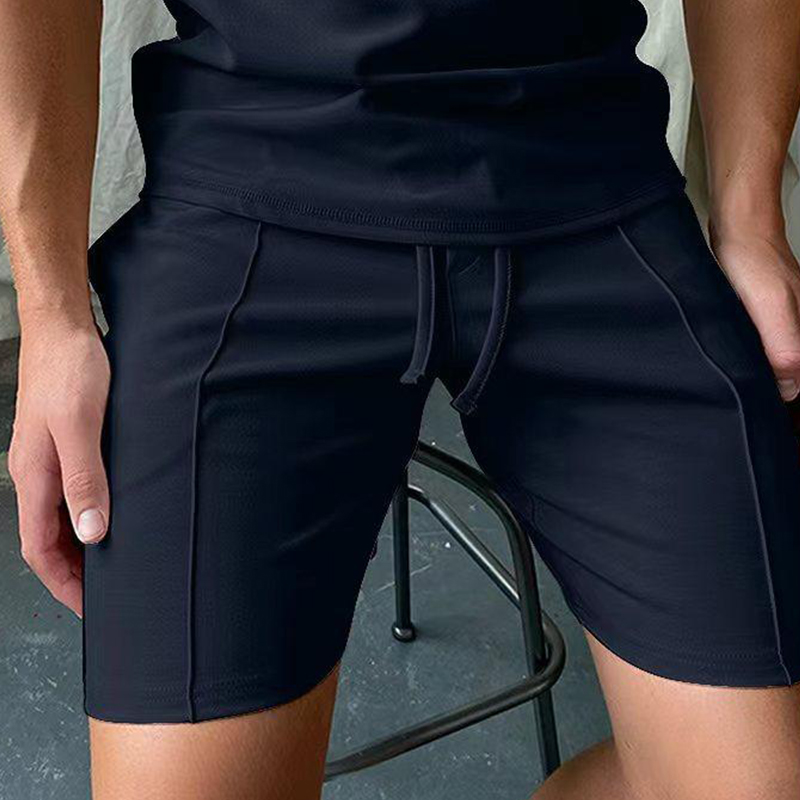 Men's Solid Color Casual Shorts