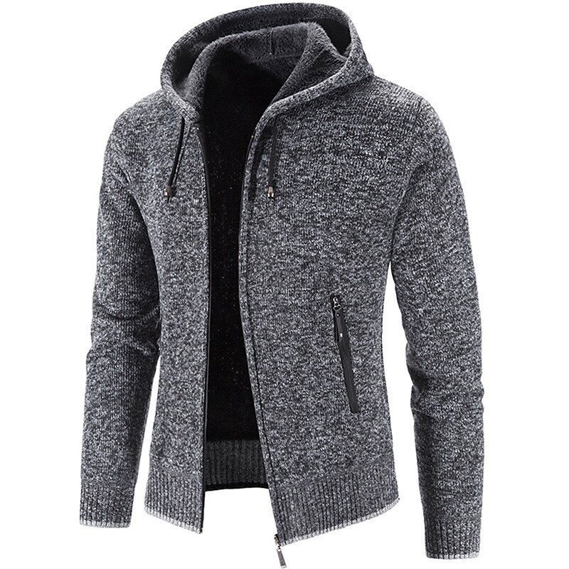 Men's  Full Zipper Hoodies Sweater