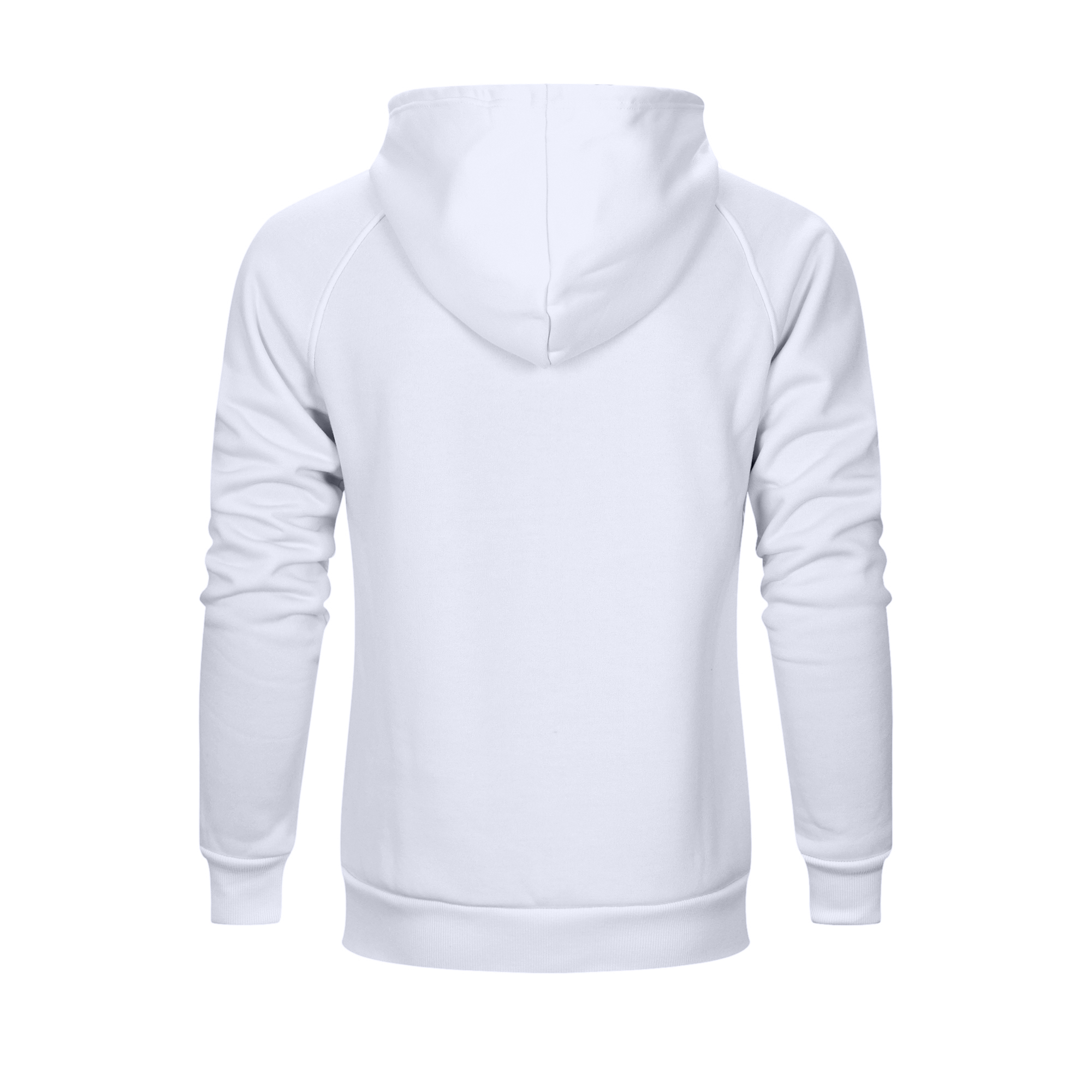 Men's Solid Color Raglan Sleeves Fleece Hoodies Sweatshirts