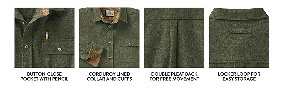 Llamadas de franela Buck Camp