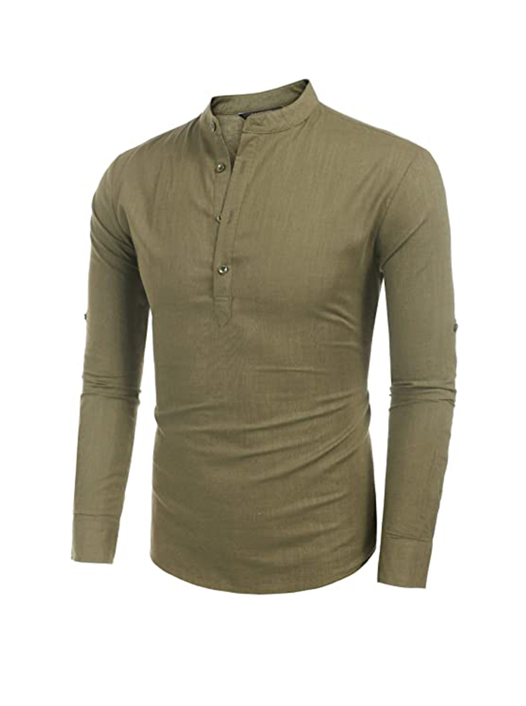 Randy Casual Henley Collar Shirt