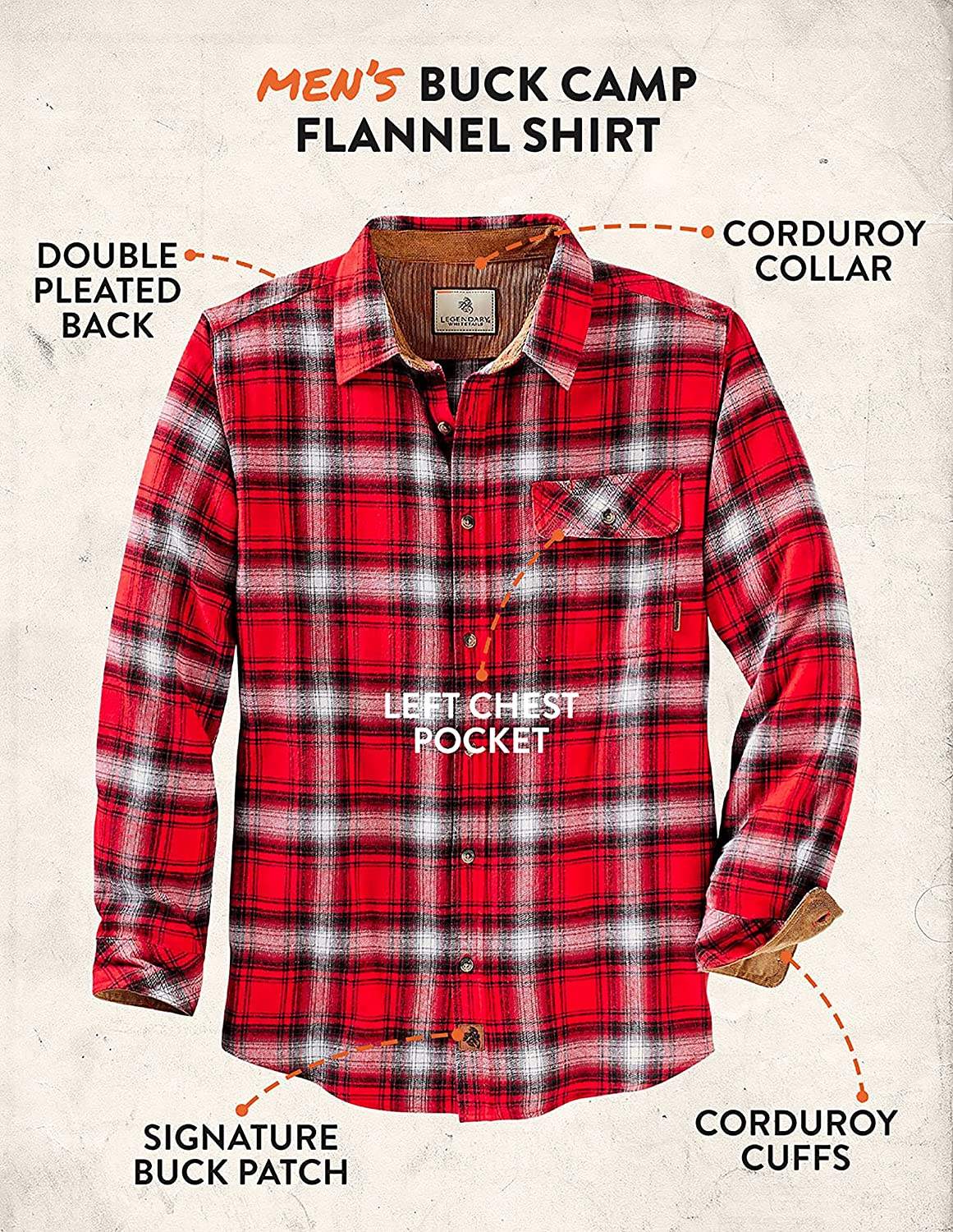 Men's Buck Camp Flannel Shirt