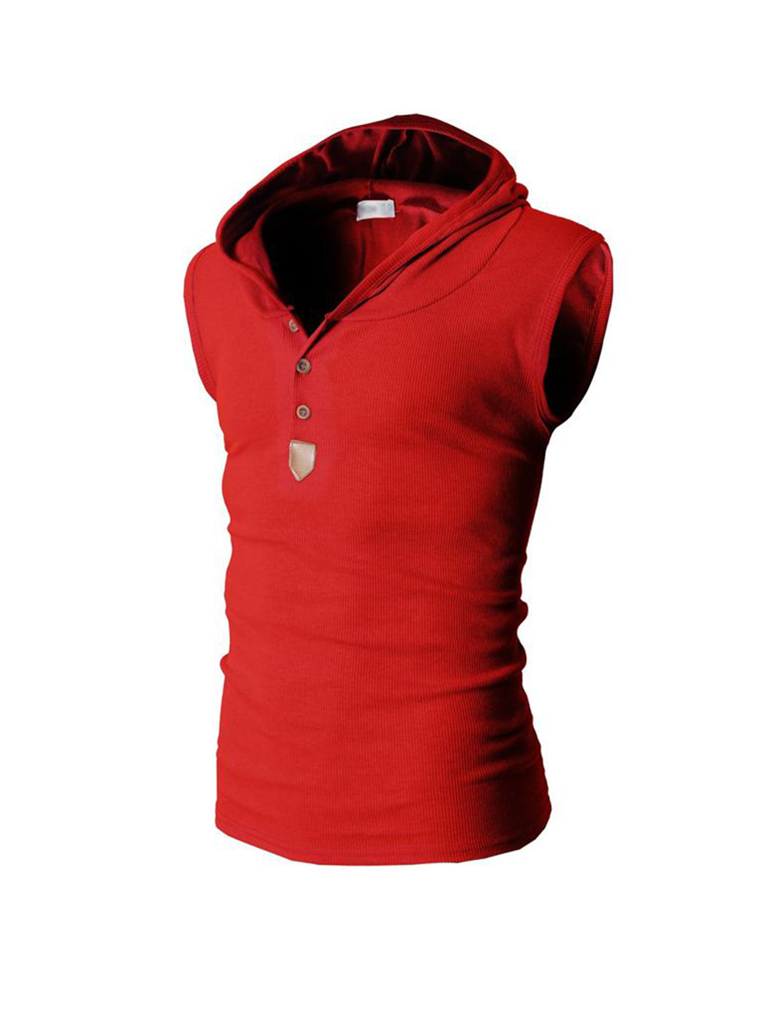 Travis Ribbed-knit Hooded Tank Top