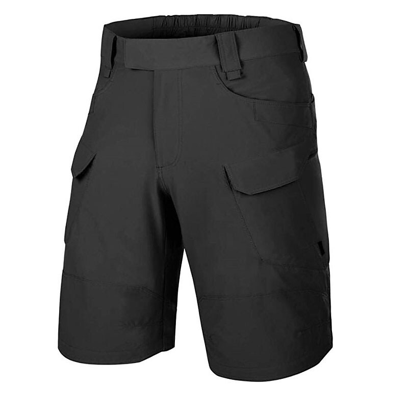 Men's Classic Style Elastic Waist Cargo Shorts (Belt is not included)