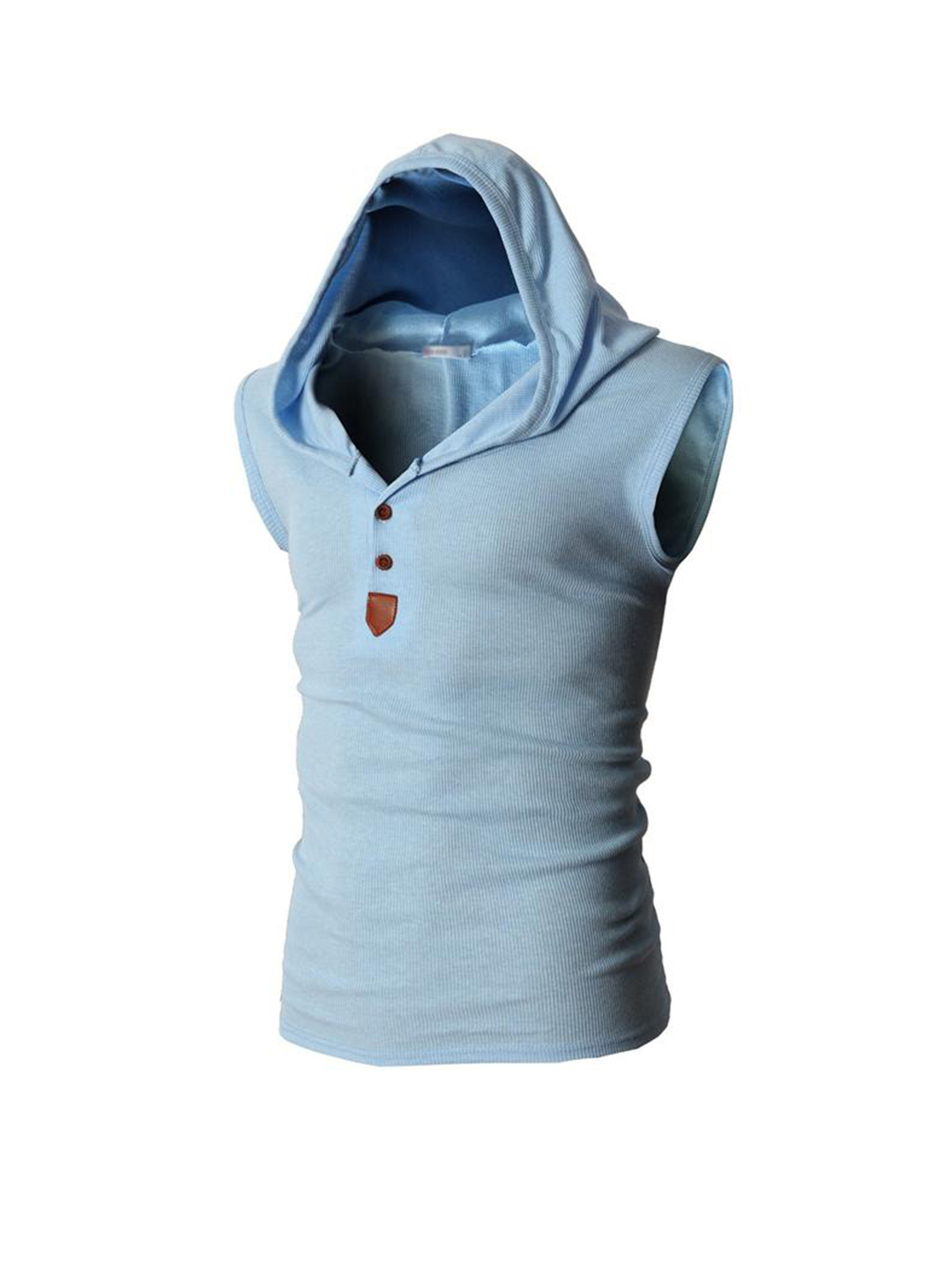 Travis Ribbed-knit Hooded Tank Top