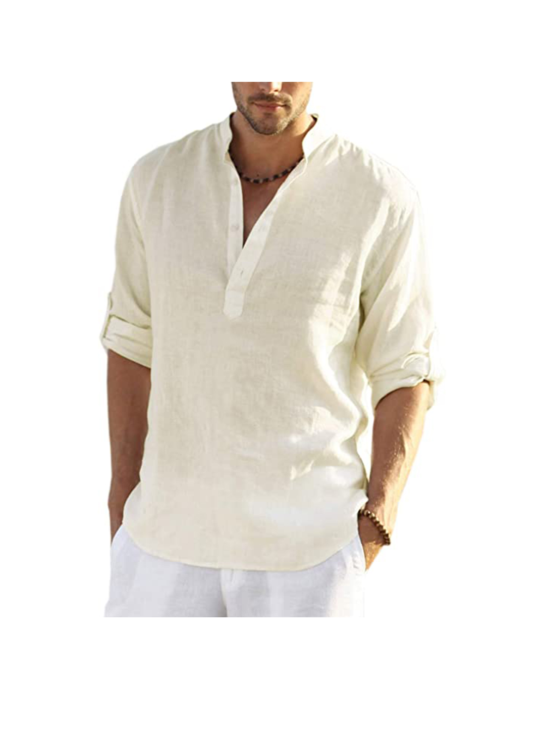 Randy Casual Henley Collar Shirt