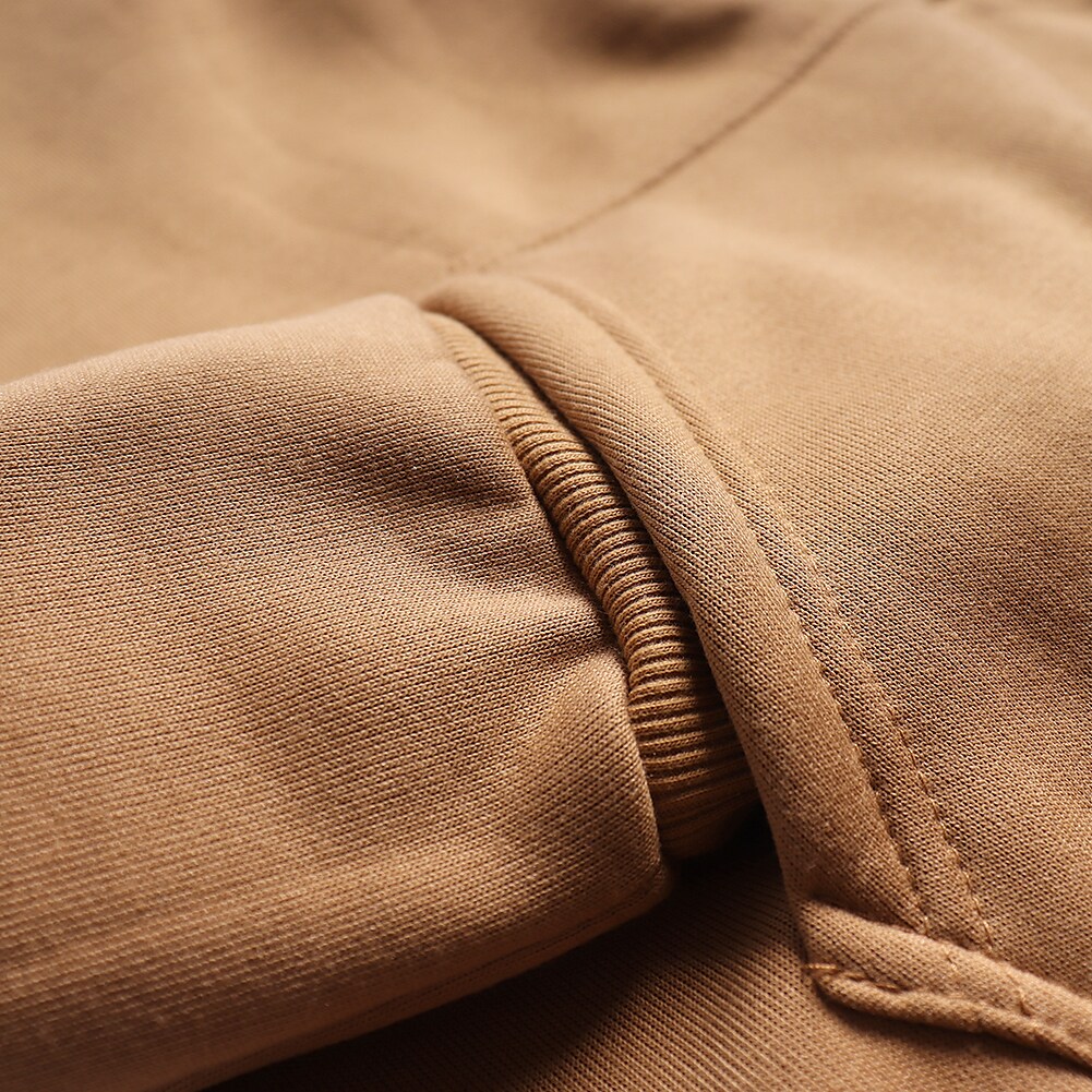 Men's Solid Color Raglan Sleeves Fleece Hoodies Sweatshirts