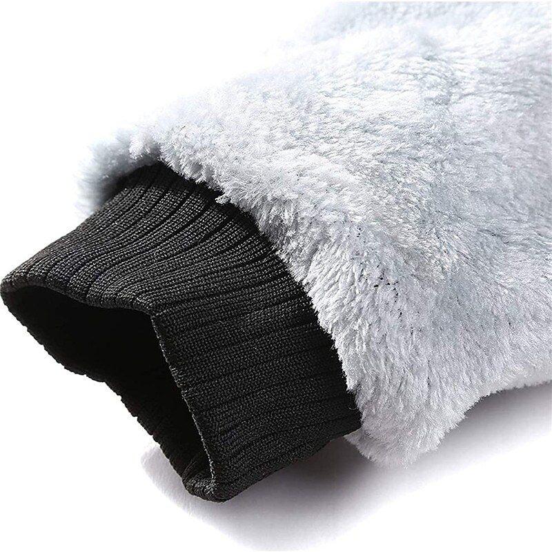 Men's Fleece Solid Color Hoodie Zip Front Hooded Sweatshirt