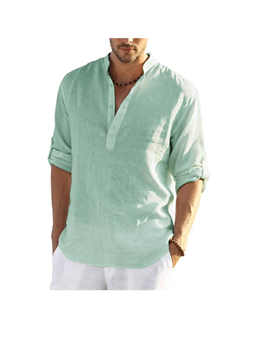 Randy Casual Henley Collar Shirt
