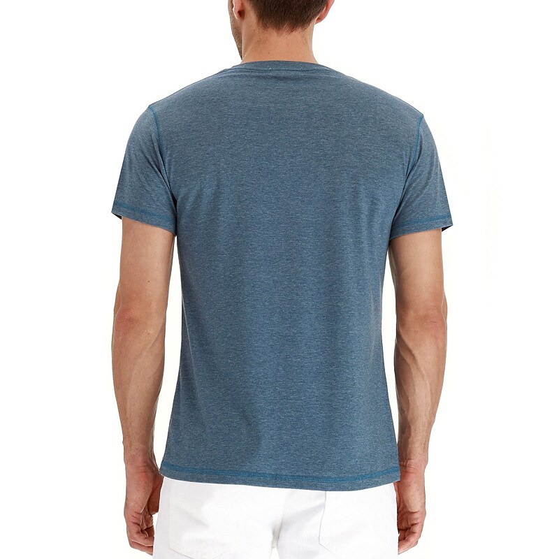 Men's Henley Shirt T shirt Solid Color