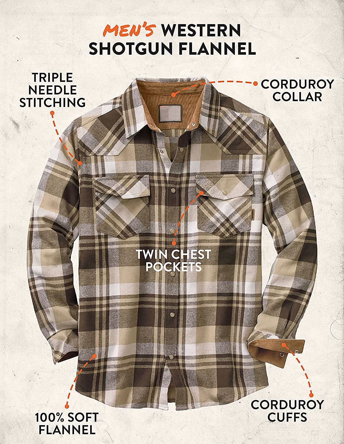 Men's Buck Camp Flannel Shirt