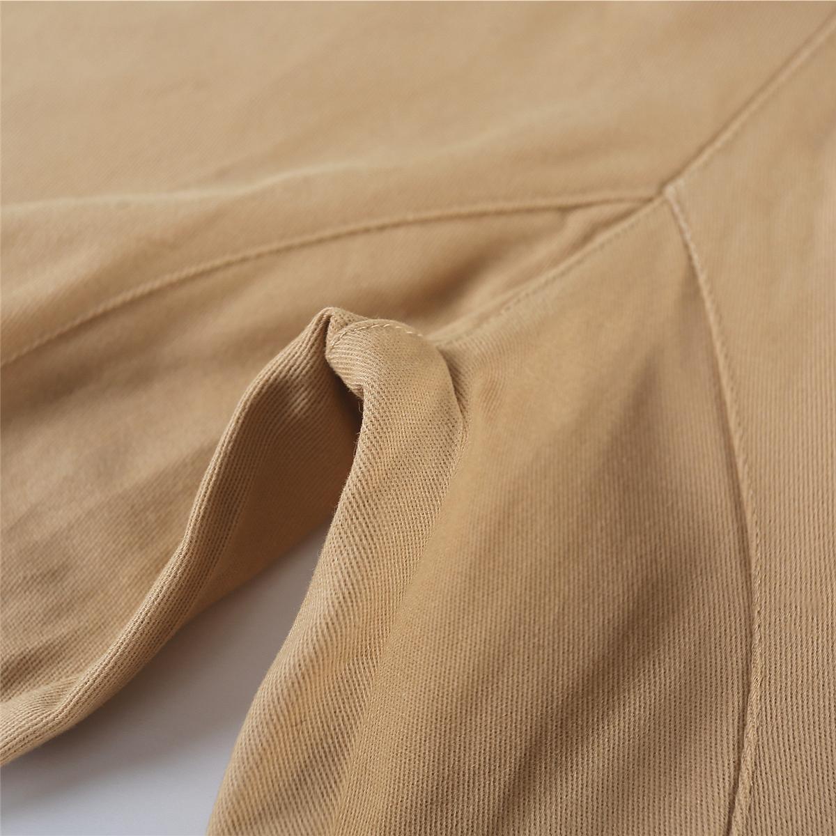 Men's Drawstring Waist Patch Pockets Detail Casual Cargo Pants