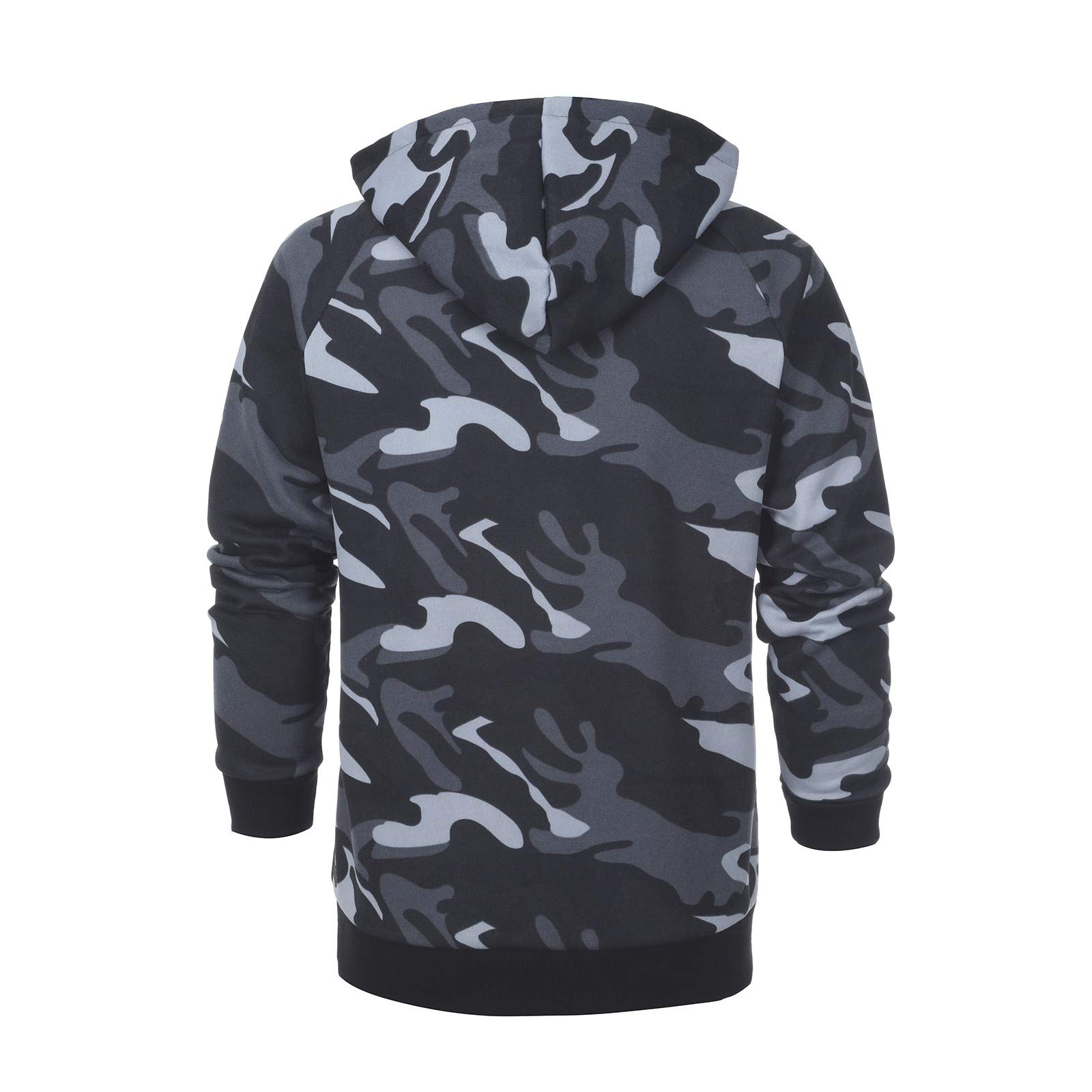 Alban Zipper Detail Drawstring Hoodie & Sweatpants