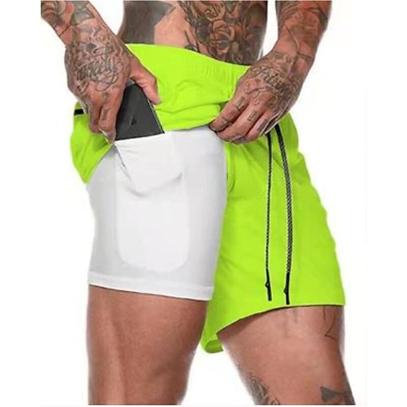 Men's Active Running Gym Shorts