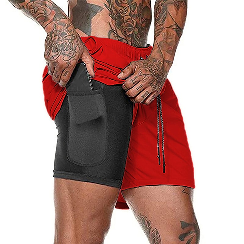 Men's Active Running Gym Shorts