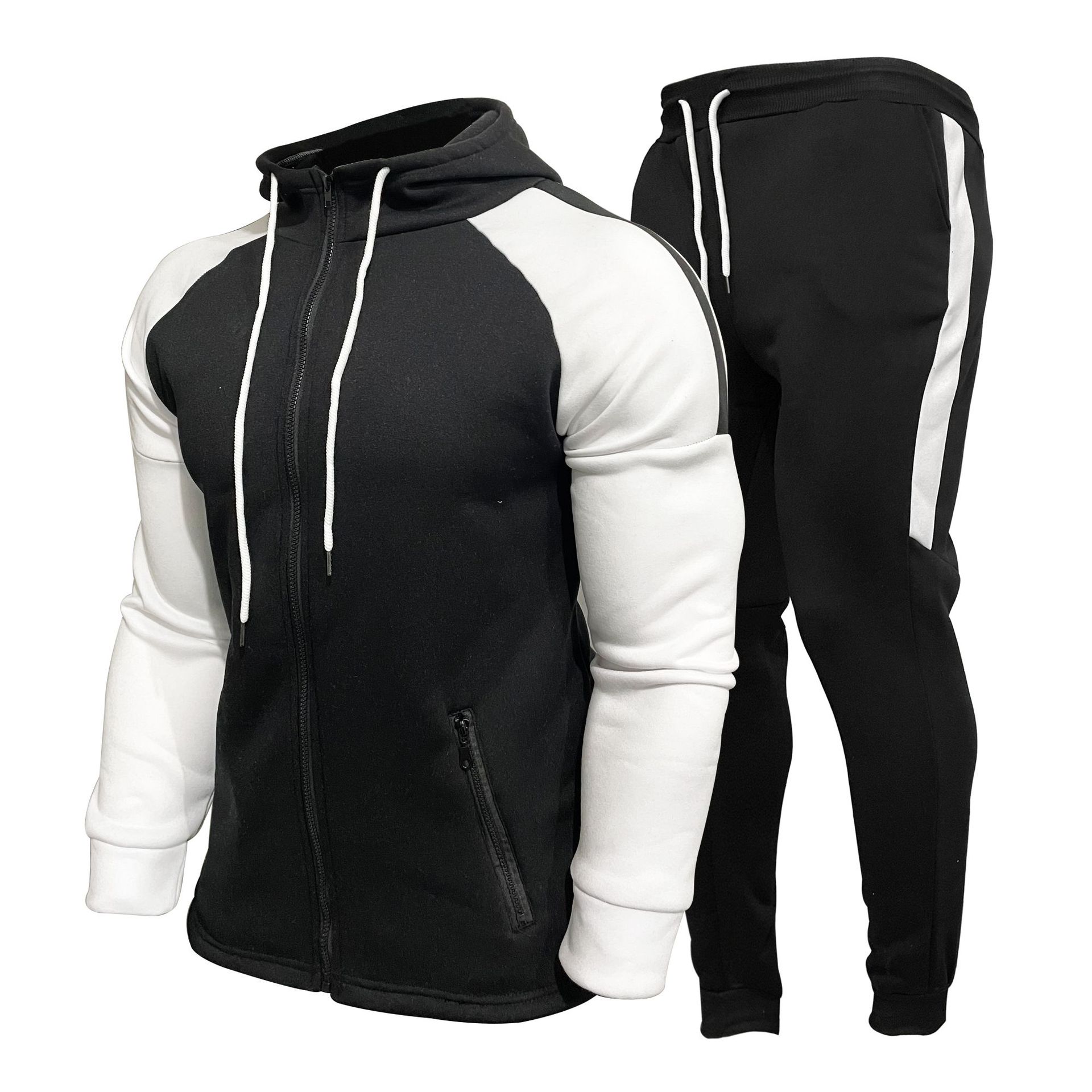 Men's Contrast Casual New Fashion Tracksuit