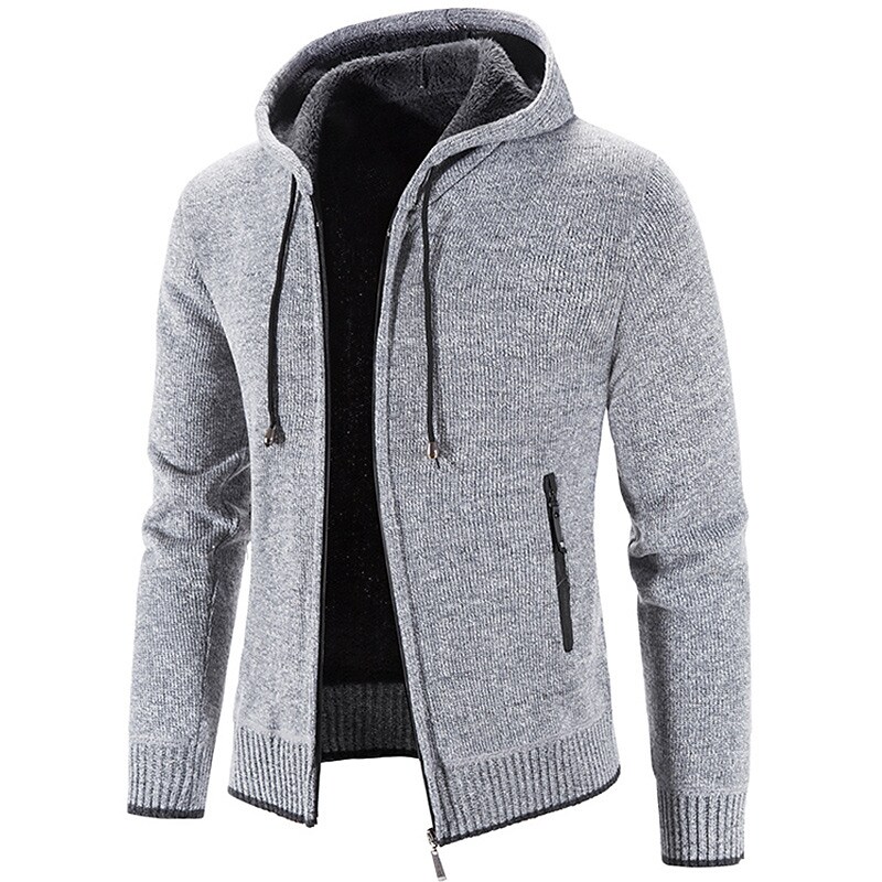 Men's  Full Zipper Hoodies Sweater