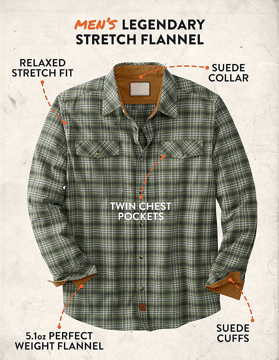 Men's Buck Camp Flannel Shirt