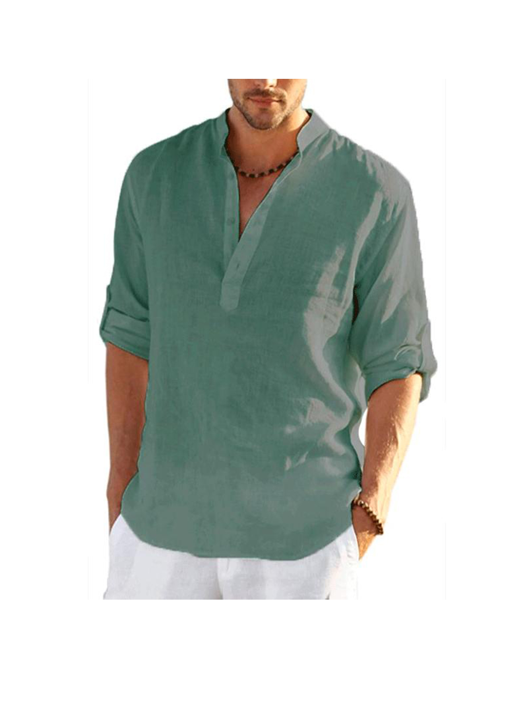 Randy Casual Henley Collar Shirt
